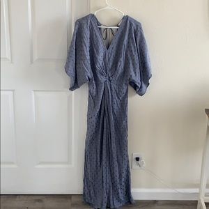 Vici Collection Polka Dot Twist Jumpsuit